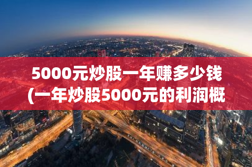 5000元炒股一年赚多少_欧意最新版本app_5000元炒股一年利润估算