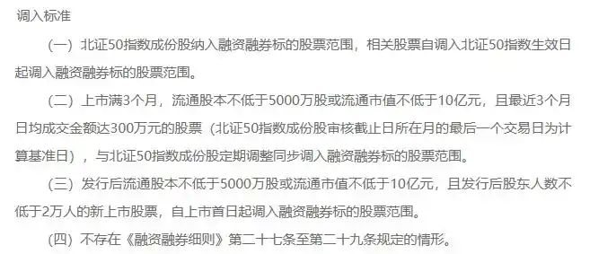 北交所融资融券标的股票范围_北交所融资融券业务启动_股票融资融券是什么意思啊